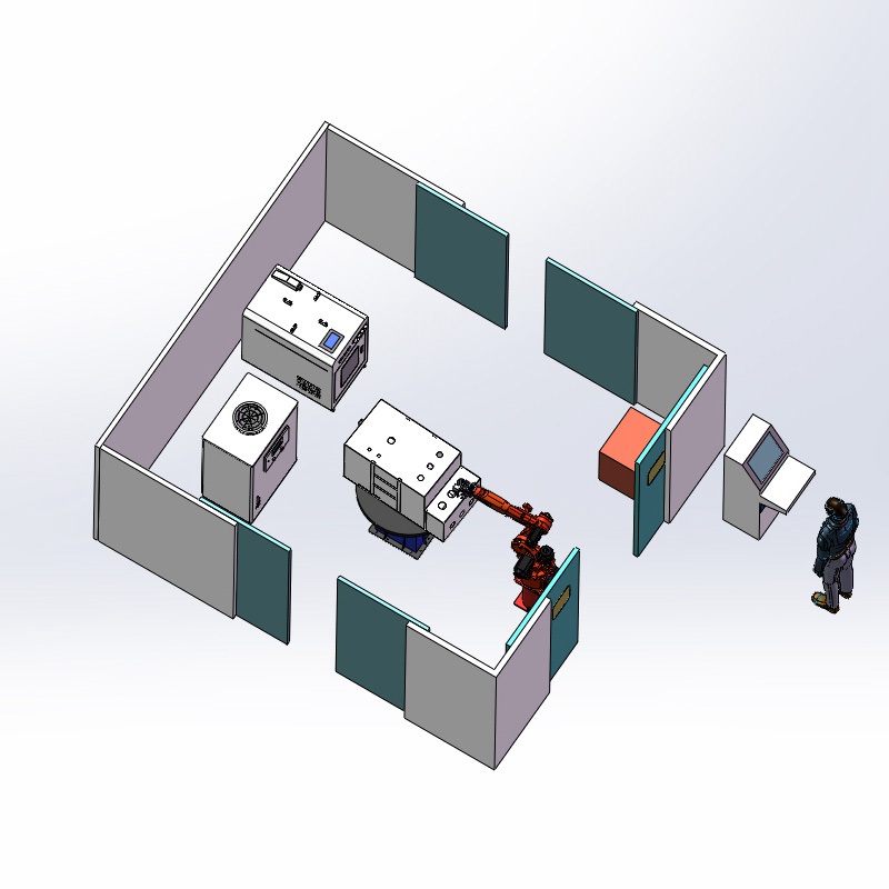 充氣柜機器人激光焊接