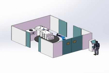 充氣柜機器人激光焊接